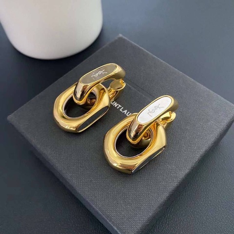 Серьги клипсы YSL