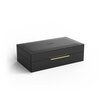 Decor Walther 0939860 Decor Walther  BROWNIE BOX L -  универсальная коробка 30х18хh9,5 см, искусственная кожа,, цвет черный