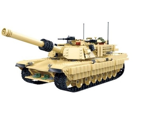 Конструктор серия Армия Боевой танк США Абрамс M1A2
