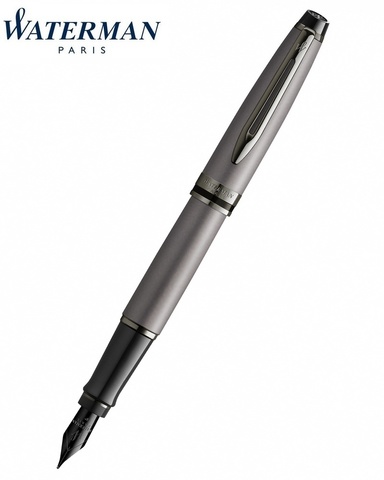 Ручка перьевая Waterman Expert Metallic, Silver RT, F (2119253)