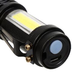 Фонарь ручной, встр акк, Облик, 208 Zoom, зар отUSB, алюминий, чер, УТ-00000712