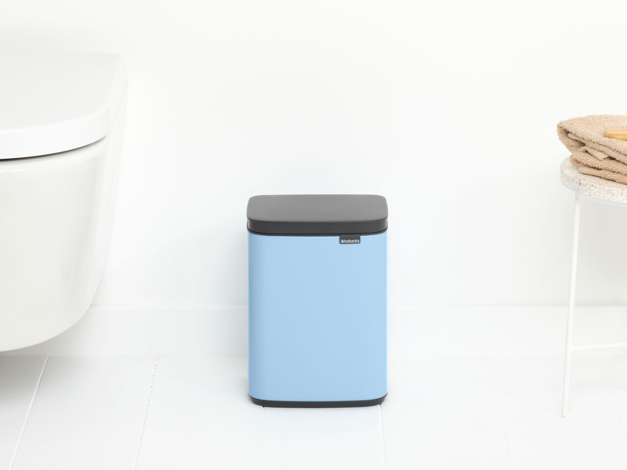 Мусорный бак Bo (4 л), Нежно-голубой, арт. 224003 - фото 9