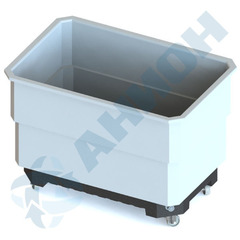Контейнер 500 л на подставке с колесами Анион 500 л. прямоугольный (1190x795x870см;белый) - арт.559516