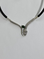 Кобра (серебряное колье)