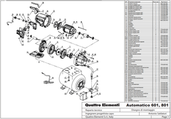 Крыльчатка QUATTRO ELEMENTI A801/G801 до 1019TK246885  (645-259-012)