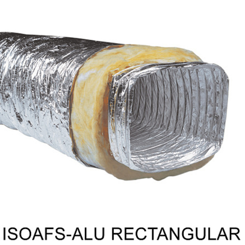 Воздуховод гибкий теплоизолированный Ровен ISOAFS RECTANGULAR 150*250/254