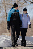 Премиальный теплый зимний костюм Nordski Mount Lavender Black женский с высокой спинкой