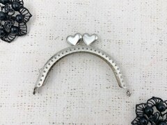 Застежка-фермуар пришивная, р. 8,5х4 см, никель