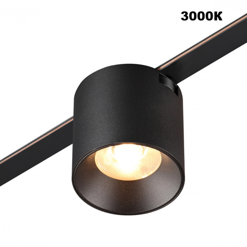 359472 SHINO NT24 104 черный Трековый смарт-светильник для низковольтного шинопровода с двумя режимами работы IP20 LED 6W 24V 3000-6000K EASY