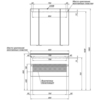 Aquanet 238367 Тумба с раковиной Алвита 90 цв.белый (238367)