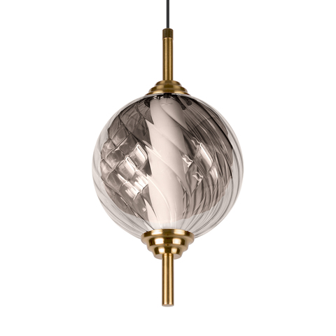 Подвесной светодиодный светильник Loft It Helix 10421/B Smoke