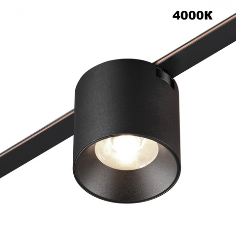 359472 SHINO NT24 104 черный Трековый смарт-светильник для низковольтного шинопровода с двумя режимами работы IP20 LED 6W 24V 3000-6000K EASY