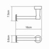 WasserKRAFT Isen K-4096 Держатель туалетной бумаги