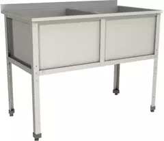 Ванна моечная двухсекционная RESTOINOX ВМС-2/4-Б-ЭН