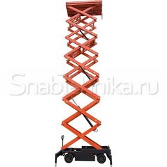 Передвижной ножничный подъемник Tower 500-11 DC (несамоходный, сеть 220В+АКБ)