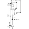 Душевой гарнитур 91,5 см 2 режима Hansgrohe Crometta Vario 26536400