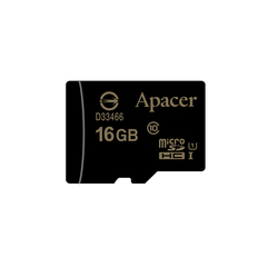 Карта памяти Apacer AP16GMCSH10U1-R 16GB + адаптер