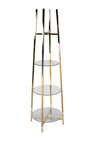 Стеллаж Garda Decor золото 47ED-00501