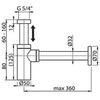 Сифон для раковины Ravak X01371