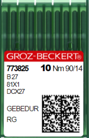 Игла швейная промышленная  для оверлока Groz Beckert B27/DC*27 №90 GEBEDUR | Soliy.com.ua