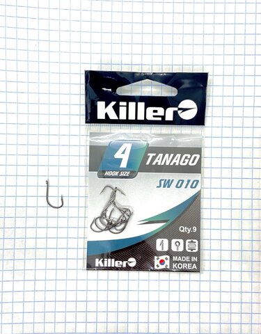 Крючок KILLER TANAGO № 4 продажа от 10 шт.