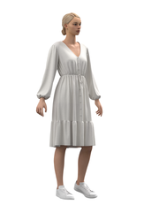 ❀ Римма. Платье миди с длинным рукавом PL-421135-02