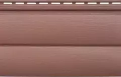 Сайдинг виниловый Альта-Профиль Blockhouse BH-03 Премиум Красно-коричневый 3100х226 мм