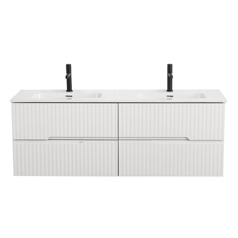 Cezares DUET-N-1200-4C-SO-2-GR-P DUET-N База под раковину подвесная с четырьмя выкатными ящиками для раковины с двумя чашами, Grafito, 1200x457x500, DUET-N-1200-4C-SO-2-GR-P