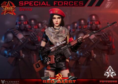 Фигурка Снайпер Белла масштаб 1/6 Red Alert