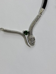 Кобра (серебряное колье)