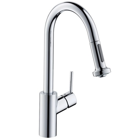 Смеситель для кухни с выдвижным изливом и лейкой Hansgrohe M52 73863800