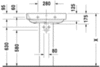 Раковина Duravit Happy D.2 2316650000