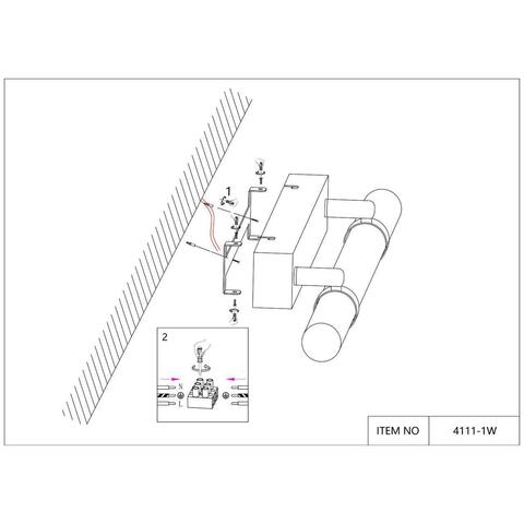 Настенный светодиодный светильник Favourite Cuero 4111-1W