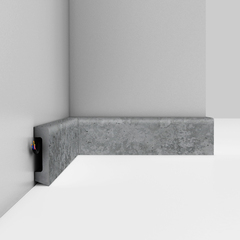 Плинтус напольный Decomaster D234-1629 58х16х2400мм