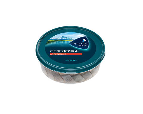 РМ Сельдь Филе-Кусок тихоокеан. слабосол. Селедочка аппетитная в масле 400гр.(6шт)