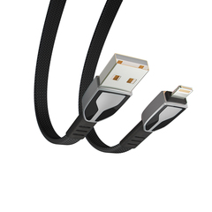 Кабель для зарядки BY Графика iP, 2.4А, 1м, черный