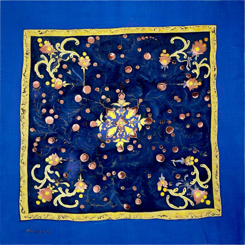 Кашемировый платок батик 