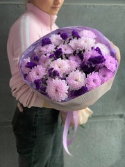 Букет цветов Фиолетовый дуэт