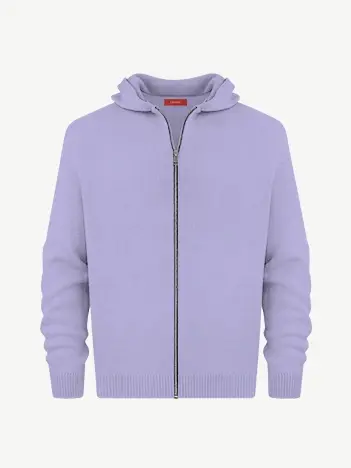 Толстовка на замке из шелка