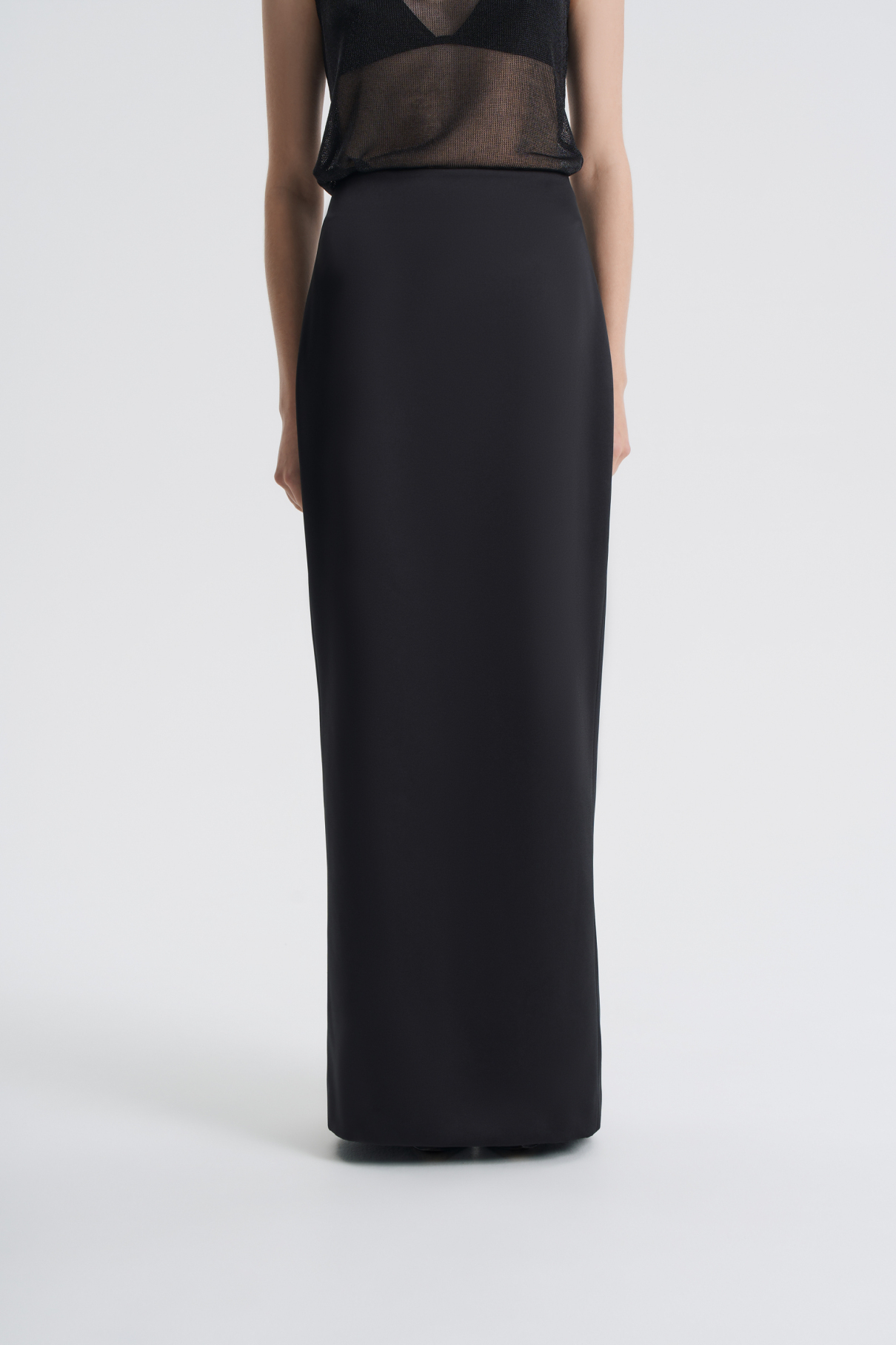 Юбка макси из тафты