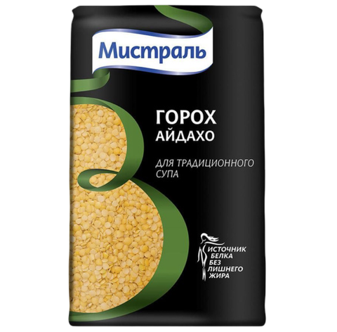 Горох Мистраль Айдахо желтый колотый 500г, шт