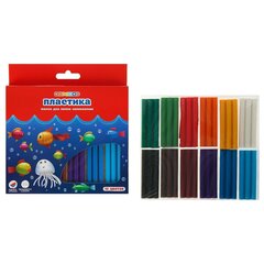 
          Набор полимерной глины (пластика) для лепки и моделирования, 12 цветов, "Цветик", 240 гр., европодвес