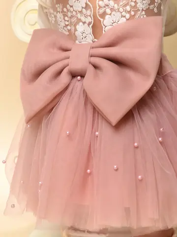 Юбка-пачка фатиновая с бусами