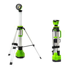 Мачта осветительная 2в1 Greenworks G120WLS 24V (1500Лм) аккумуляторная, без АКБ и ЗУ