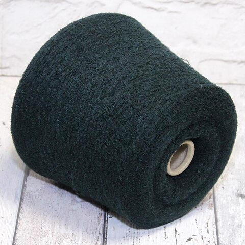 Микробукле кашемир (32%) с альпакой GARGANTU / SPUMA 1800 темно-зеленый