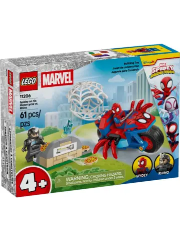 Конструктор Marvel 11206 Человек-паук против Носорога