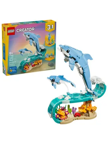 Конструктор Creator 31385 Морские животные 3в1