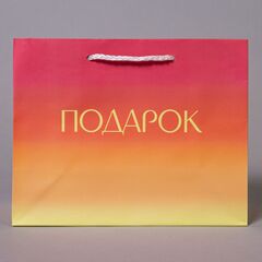 Пакет подарочный S горизонтальный, МИКС, 23*18*10 см (Д*В*Ш)