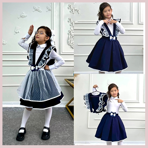 Сарафан школьный (7-11) 260415-WD129