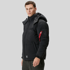 Парка Alpha Industries Puffer Parka Black (Черная)